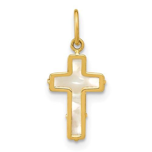 14k-polished-mother-of-pearl-cross-pendant-SolomonJeweler-Wichita-KS-CustomJewelry