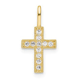 14k-cz-cross-pendant-SolomonJeweler-Wichita-KS-CustomJewelry