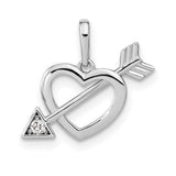 14k-white-gold-cut-out-heart-with-arrow-cz-pendant-SolomonJeweler-Wichita-KS-CustomJewelry