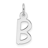14k-white-gold-slanted-block-letter-b-initial-charm-SolomonJeweler-Wichita-KS-CustomJewelry