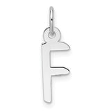 14k-white-gold-slanted-block-letter-f-initial-charm-SolomonJeweler-Wichita-KS-CustomJewelry