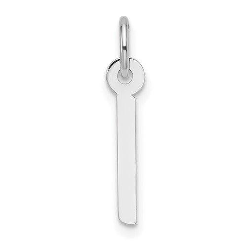14k-white-gold-slanted-block-letter-i-initial-charm-SolomonJeweler-Wichita-KS-CustomJewelry
