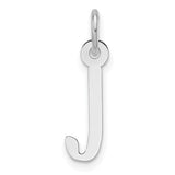 14k-white-gold-slanted-block-letter-j-initial-charm-SolomonJeweler-Wichita-KS-CustomJewelry