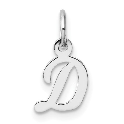 14k-white-gold-small-script-letter-d-initial-charm-SolomonJeweler-Wichita-KS-CustomJewelry
