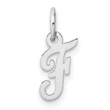14k-white-gold-small-script-letter-f-initial-charm-SolomonJeweler-Wichita-KS-CustomJewelry