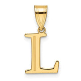 14k-polished-etched-letter-l-initial-pendant-SolomonJeweler-Wichita-KS-CustomJewelry