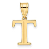 14k-polished-etched-letter-t-initial-pendant-SolomonJeweler-Wichita-KS-CustomJewelry