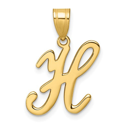 14k-script-letter-h-initial-pendant-SolomonJeweler-Wichita-KS-CustomJewelry