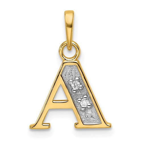 14k-with-rhodium-diamond-letter-a-initial-pendant-SolomonJeweler-Wichita-KS-CustomJewelry