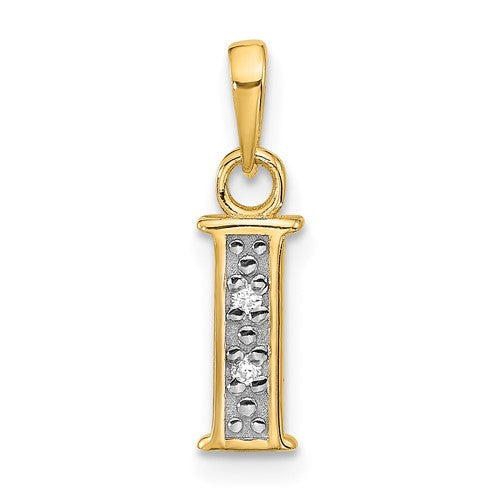 14k-with-rhodium-diamond-letter-i-initial-pendant-SolomonJeweler-Wichita-KS-CustomJewelry