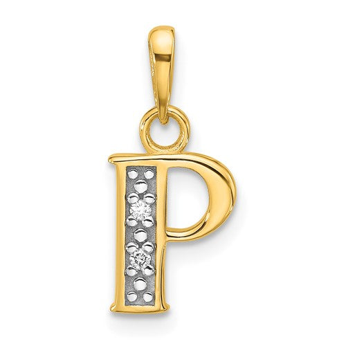 14k-with-rhodium-diamond-letter-p-initial-pendant-SolomonJeweler-Wichita-KS-CustomJewelry