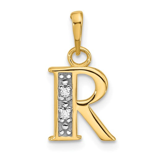 14k-with-rhodium-diamond-letter-r-initial-pendant-SolomonJeweler-Wichita-KS-CustomJewelry