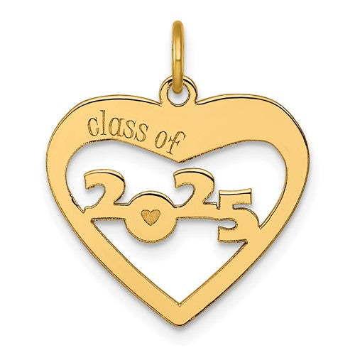 14k-polished-class-of-2025-cut-out-heart-charm-SolomonJeweler-Wichita-KS-CustomJewelry