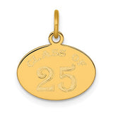 14k-polished-oval-class-of-2025-charm-SolomonJeweler-Wichita-KS-CustomJewelry