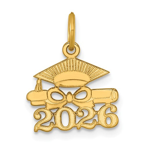 14k-graduation-cap-and-diploma-2026-charm-SolomonJeweler-Wichita-KS-CustomJewelry