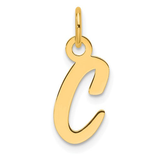 14k-slanted-block-letter-c-initial-charm-SolomonJeweler-Wichita-KS-CustomJewelry