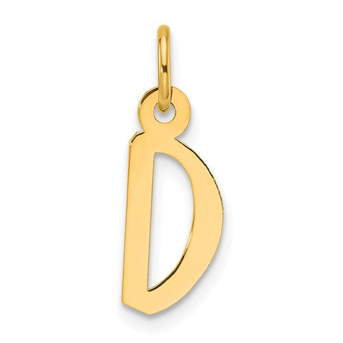 14k-slanted-block-letter-d-initial-charm-SolomonJeweler-Wichita-KS-CustomJewelry