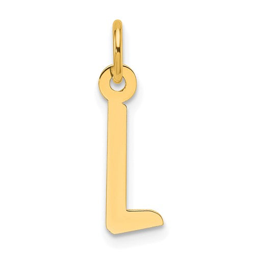 14k-slanted-block-letter-l-initial-charm-SolomonJeweler-Wichita-KS-CustomJewelry