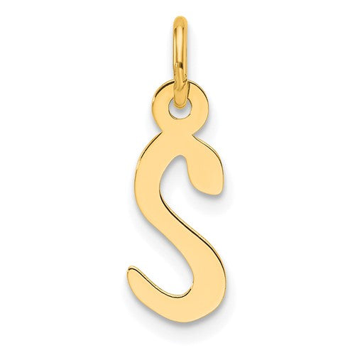 14k-slanted-block-letter-s-initial-charm-SolomonJeweler-Wichita-KS-CustomJewelry