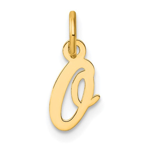 14k-small-script-letter-o-initial-charm-SolomonJeweler-Wichita-KS-CustomJewelry