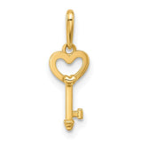 14k-polished-heart-key-pendant-SolomonJeweler-Wichita-KS-CustomJewelry