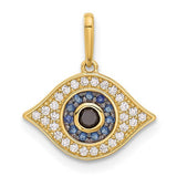 14k-polished-multi-color-cz-evil-eye-pendant-SolomonJeweler-Wichita-KS-CustomJewelry