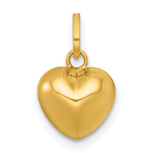 14k-polished-3d-heart-charm-pendant-SolomonJeweler-Wichita-KS-CustomJewelry