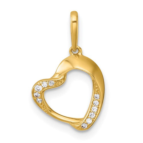 14k-polished-cz-fancy-open-heart-pendant-SolomonJeweler-Wichita-KS-CustomJewelry