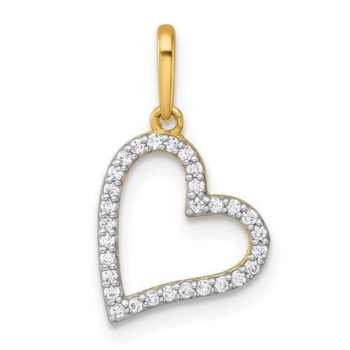 14k-polished-cz-open-heart-pendant-SolomonJeweler-Wichita-KS-CustomJewelry