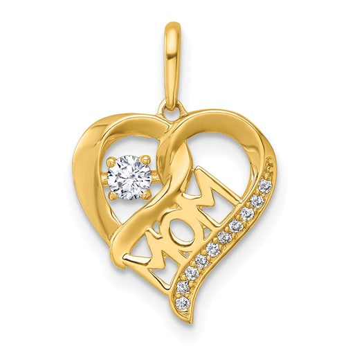 14k-polished-cz-mom-heart-charm-SolomonJeweler-Wichita-KS-CustomJewelry
