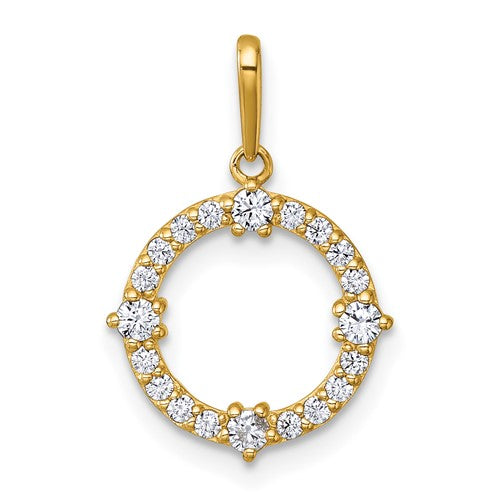 14k-polished-cz-circle-pendant-SolomonJeweler-Wichita-KS-CustomJewelry