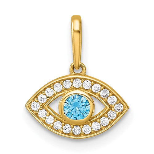 14k-polished-cz-evil-eye-pendant-SolomonJeweler-Wichita-KS-CustomJewelry
