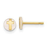14k-polished-mother-of-pearl-cross-post-earrings-SolomonJeweler-Wichita-KS-CustomJewelry