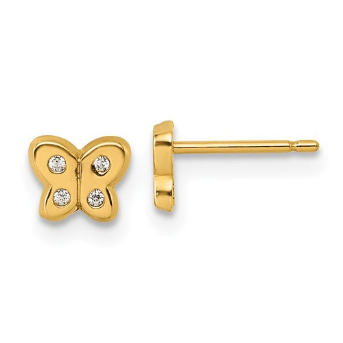 14k-polished-cz-butterfly-post-earrings-SolomonJeweler-Wichita-KS-CustomJewelry