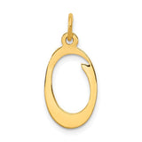 14ky-script-letter-o-initial-charm-SolomonJeweler-Wichita-KS-CustomJewelry