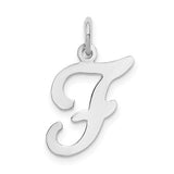 14kw-white-gold-script-letter-f-initial-charm-SolomonJeweler-Wichita-KS-CustomJewelry