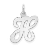 14kw-white-gold-script-letter-h-initial-charm-SolomonJeweler-Wichita-KS-CustomJewelry