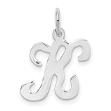 14kw-white-gold-script-letter-k-initial-charm-SolomonJeweler-Wichita-KS-CustomJewelry