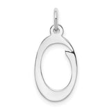 14kw-white-gold-script-letter-o-initial-charm-SolomonJeweler-Wichita-KS-CustomJewelry