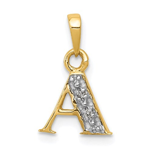 14ky-with-rhodium-diamond-letter-a-initial-pendant-SolomonJeweler-Wichita-KS-CustomJewelry