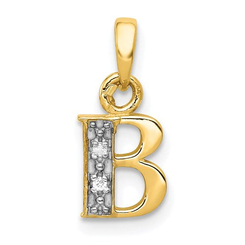 14ky-with-rhodium-diamond-letter-b-initial-pendant-SolomonJeweler-Wichita-KS-CustomJewelry
