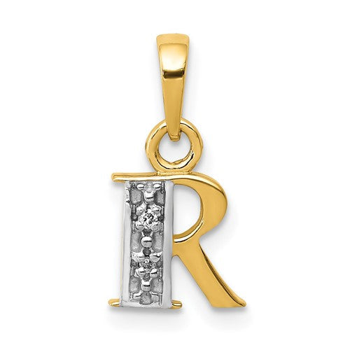 14ky-with-rhodium-diamond-letter-r-initial-pendant-SolomonJeweler-Wichita-KS-CustomJewelry