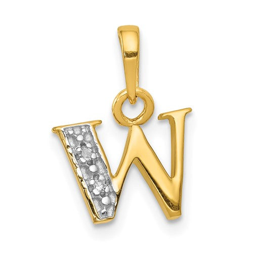 14ky-with-rhodium-diamond-letter-w-initial-pendant-SolomonJeweler-Wichita-KS-CustomJewelry
