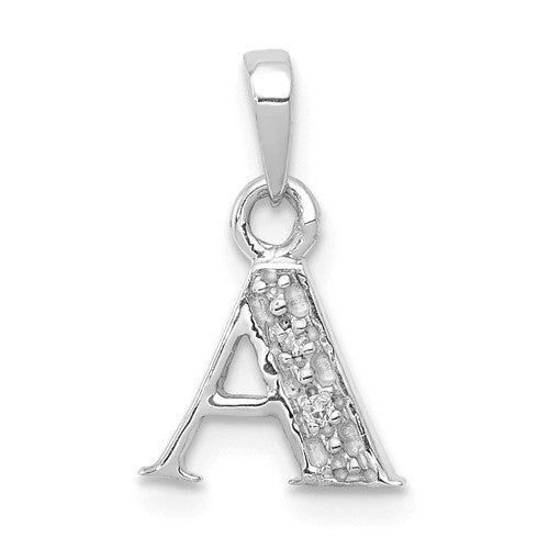 14kw-with-rhodium-diamond-letter-a-initial-pendant-SolomonJeweler-Wichita-KS-CustomJewelry