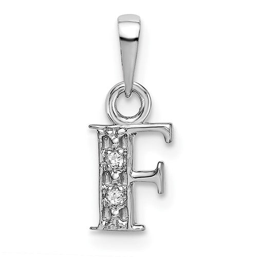 14kw-rhodium-plated-diamond-letter-f-initial-pendant-SolomonJeweler-Wichita-KS-CustomJewelry