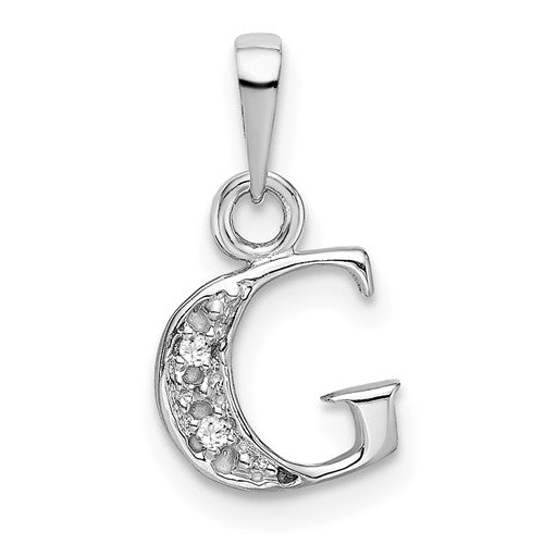 14kw-rhodium-plated-diamond-letter-g-initial-pendant-SolomonJeweler-Wichita-KS-CustomJewelry
