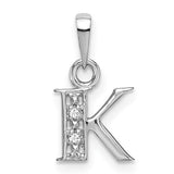 14kw-rhodium-plated-diamond-letter-k-initial-pendant-SolomonJeweler-Wichita-KS-CustomJewelry