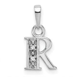 14kw-rhodium-plated-diamond-letter-r-initial-pendant-SolomonJeweler-Wichita-KS-CustomJewelry