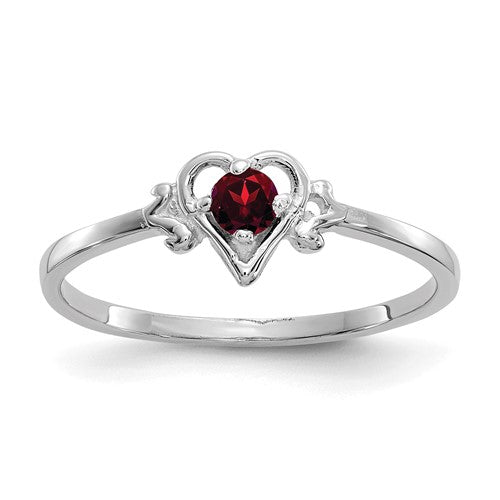 14k-white-gold-garnet-birthstone-heart-ring-SolomonJeweler-Wichita-KS-CustomJewelry