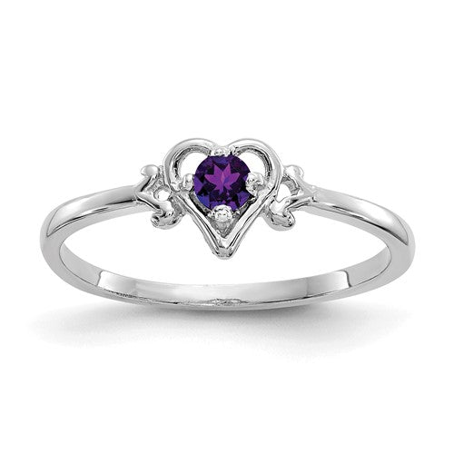 14k-white-gold-amethyst-birthstone-heart-ring-SolomonJeweler-Wichita-KS-CustomJewelry